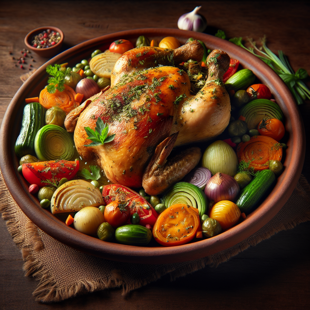 Nationalgericht Uruguay: #Lehmgericht de Pollo# (Rezept)