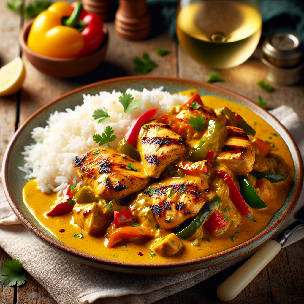 Nationalgericht Uruguay: #Pollo al Curry# (Rezept)