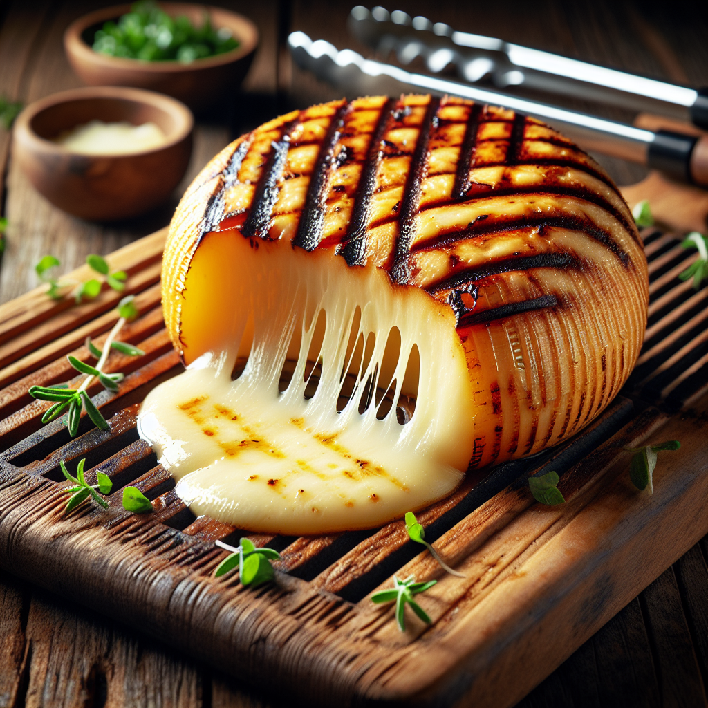 Nationalgericht Uruguay: #Provolone a la Parrilla# (Rezept)