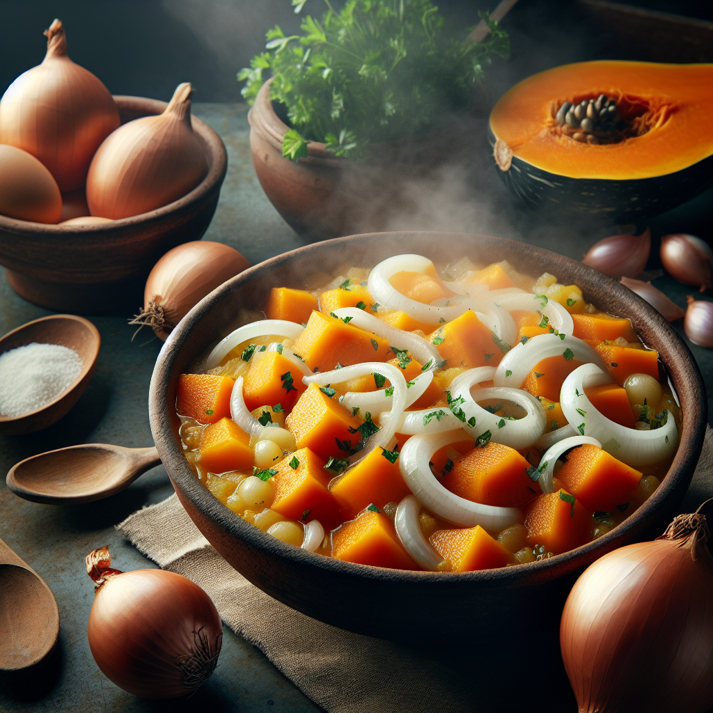 Nationalgericht Uruguay: #Revuelto de Zapallo# (Rezept)