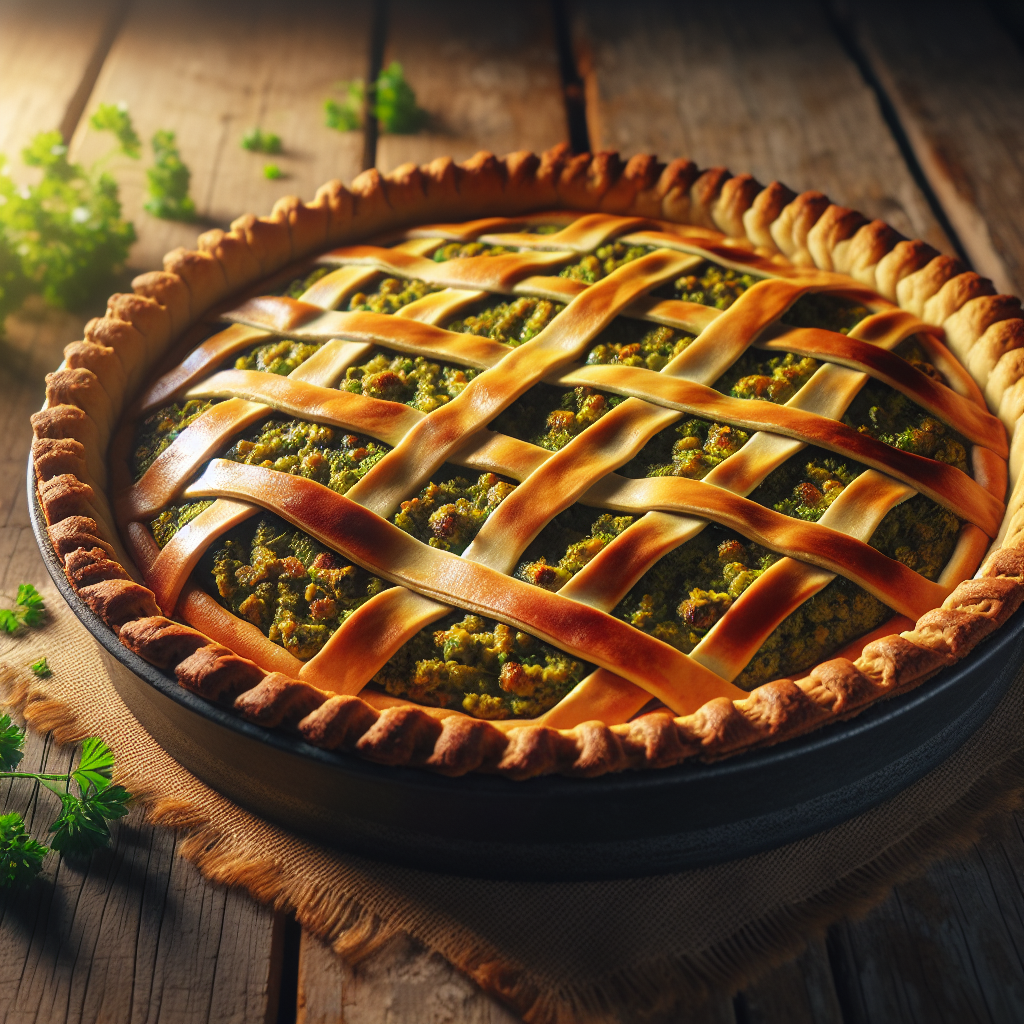 Nationalgericht Uruguay: #Tarta Pascualina Vegana# (Rezept)