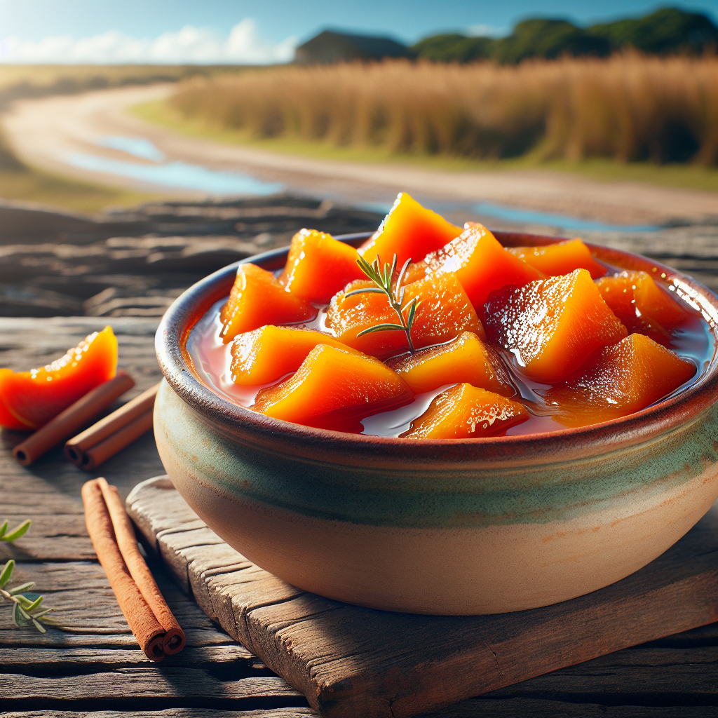 Nationalgericht Uruguay: #Zapallo en Almíbar# (Rezept)