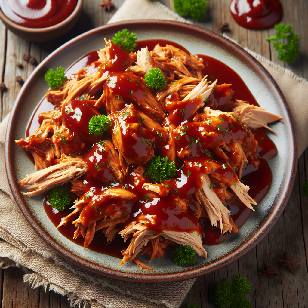 Nationalgericht USA: #BBQ Pulled Chicken# (Rezept)