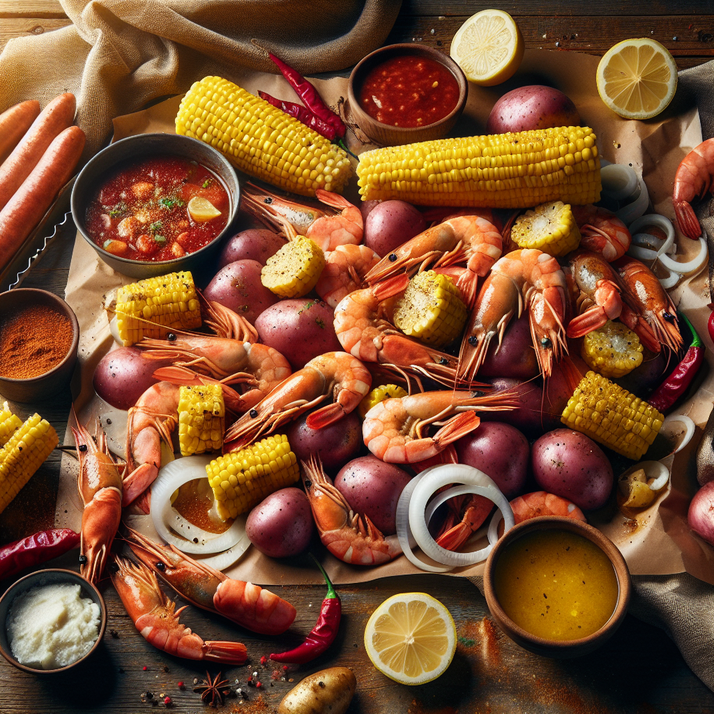 Nationalgericht USA: #Cajun Shrimp Boil# (Rezept)
