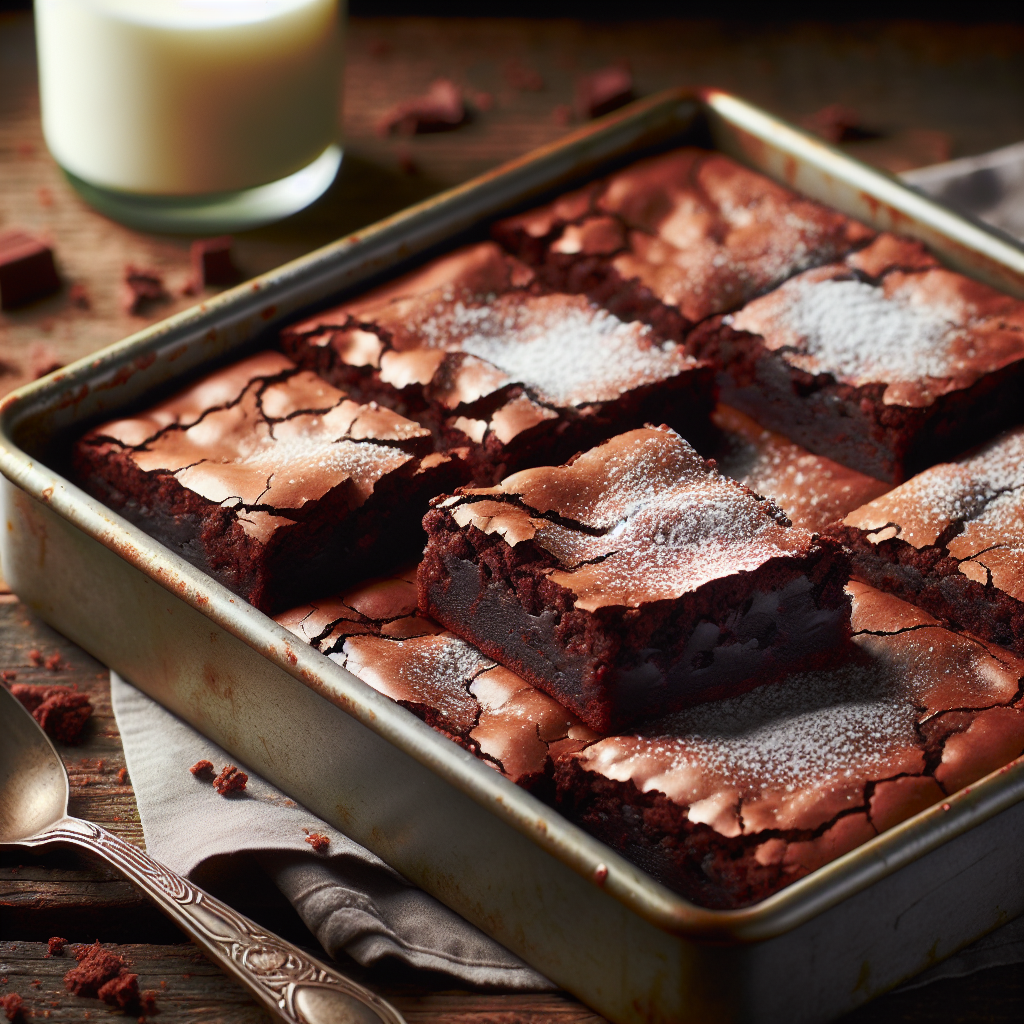 Nationalgericht USA: #Chocolate Brownies# (Rezept)