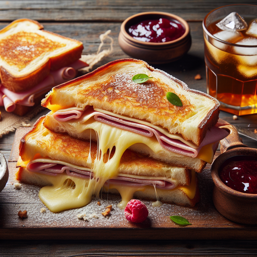 Nationalgericht USA: #Monte Cristo Sandwich# (Rezept)