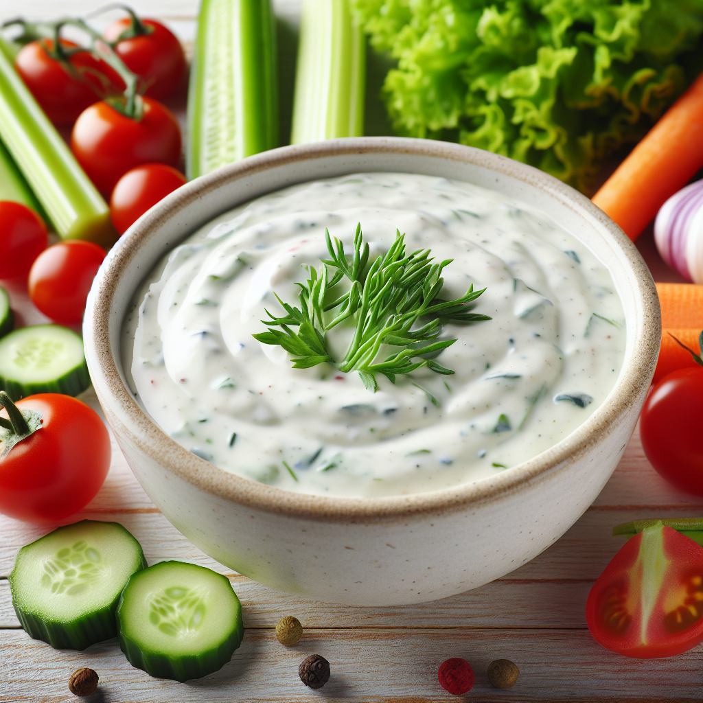 Nationalgericht USA: Ranch Dressing Dip (Rezept)