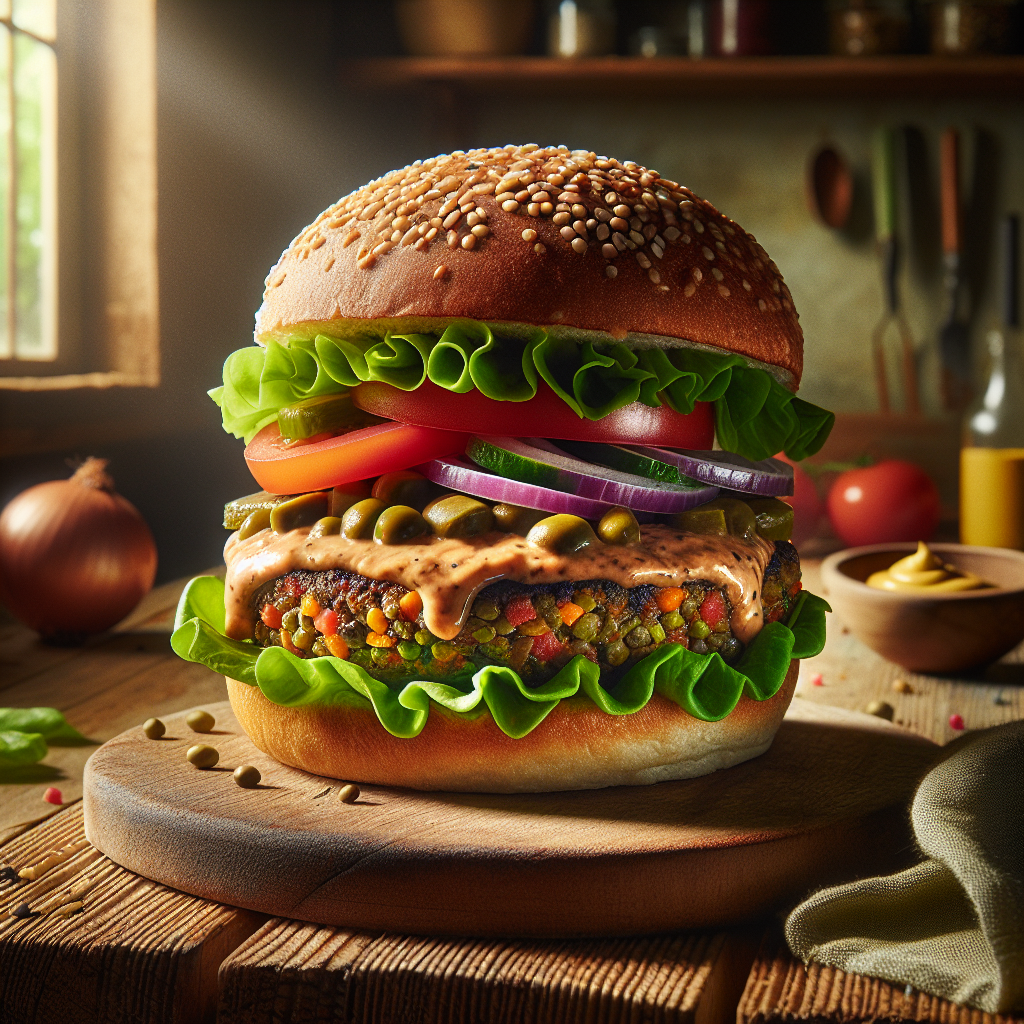 Nationalgericht USA: #Veggie Burger# (Rezept)