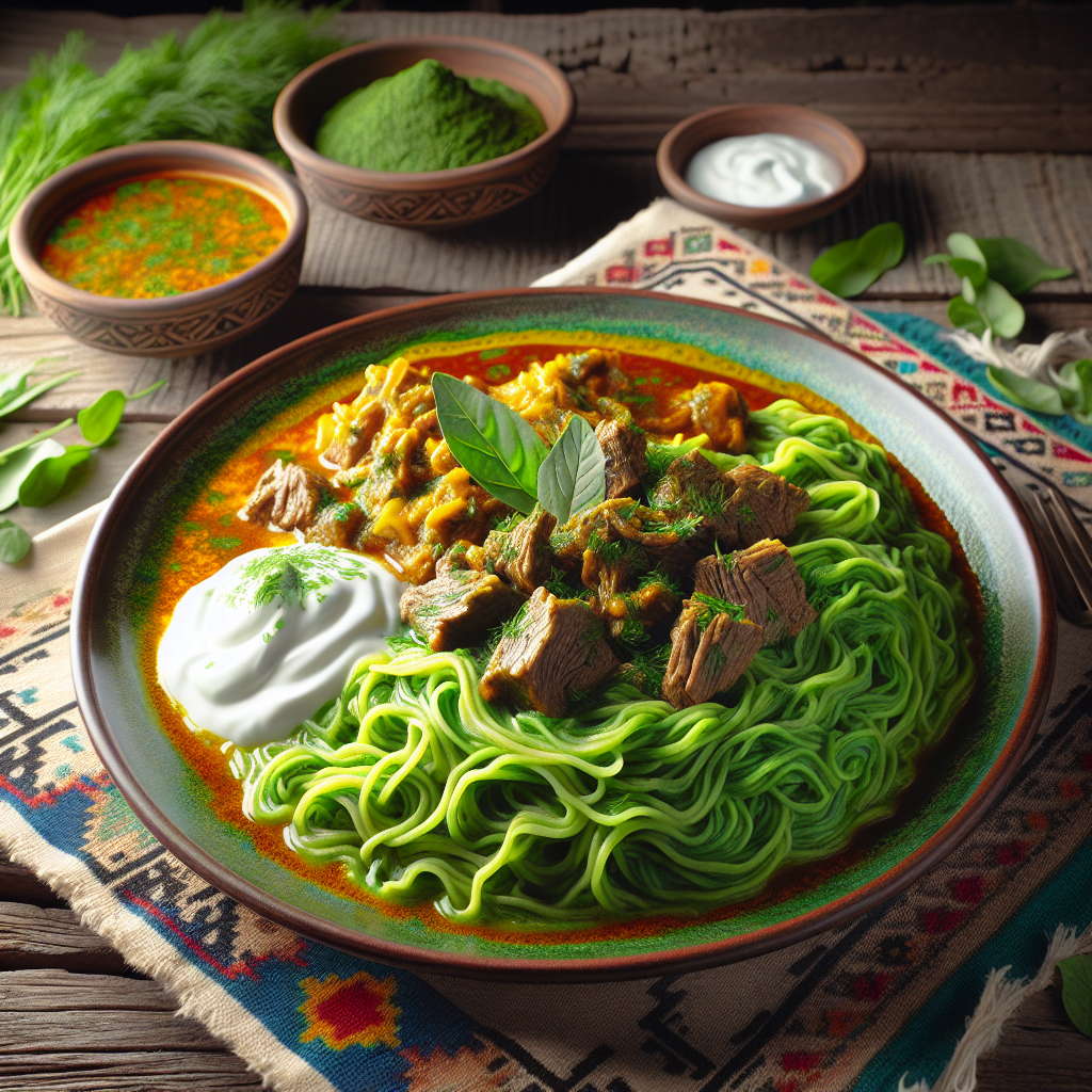 Nationalgericht Usbekistan: #Shivit Oshi# (Rezept)