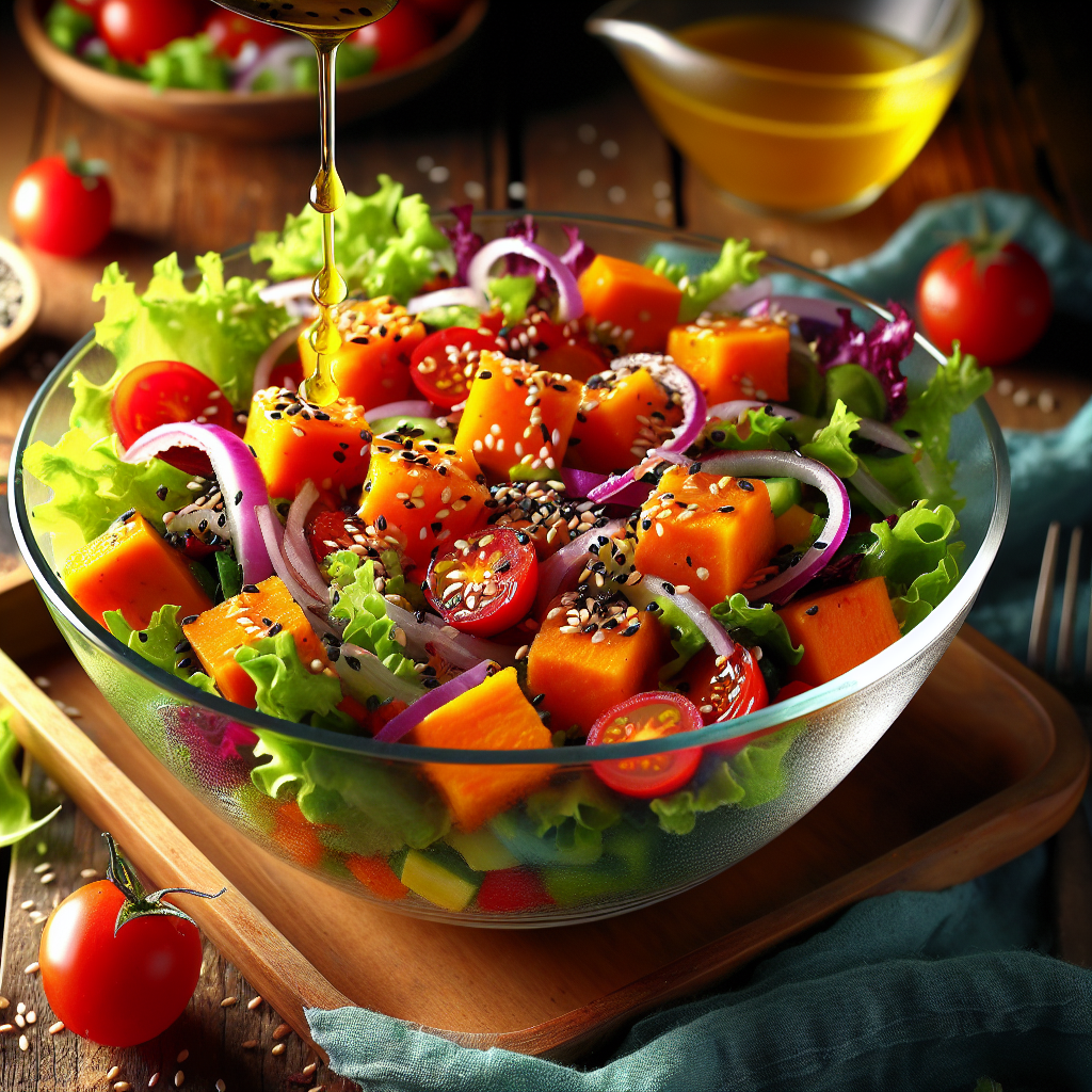 Nationalgericht Vanuatu: #Kumala Salad# (Rezept)