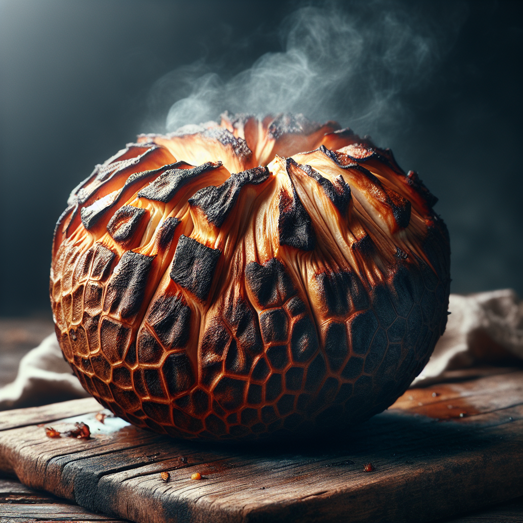 Nationalgericht Vanuatu: #Roasted Breadfruit# (Rezept)