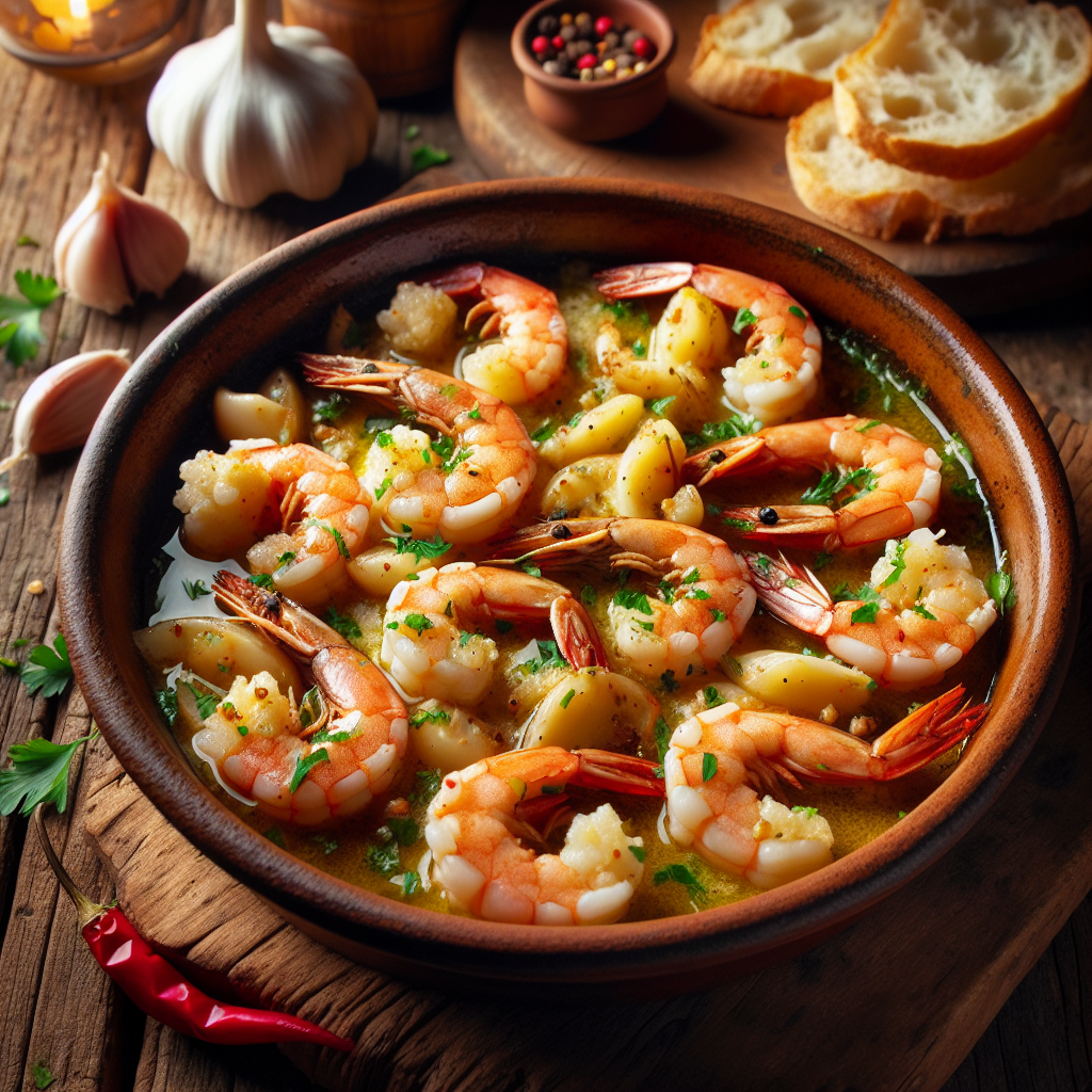 Nationalgericht Venezuela: #Camarones al Ajillo# (Rezept)