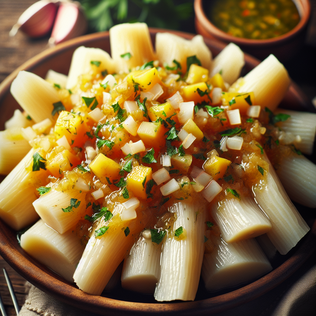 Nationalgericht Venezuela: #Yuca con Mojo# (Rezept)