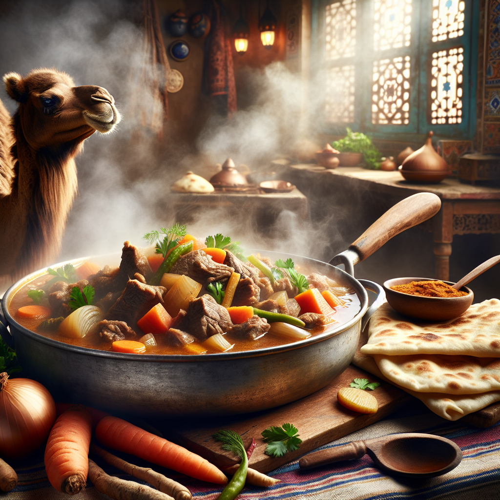 Nationalgericht Vereinigte Arabische Emirate: #Camel Meat Stew# (Rezept)