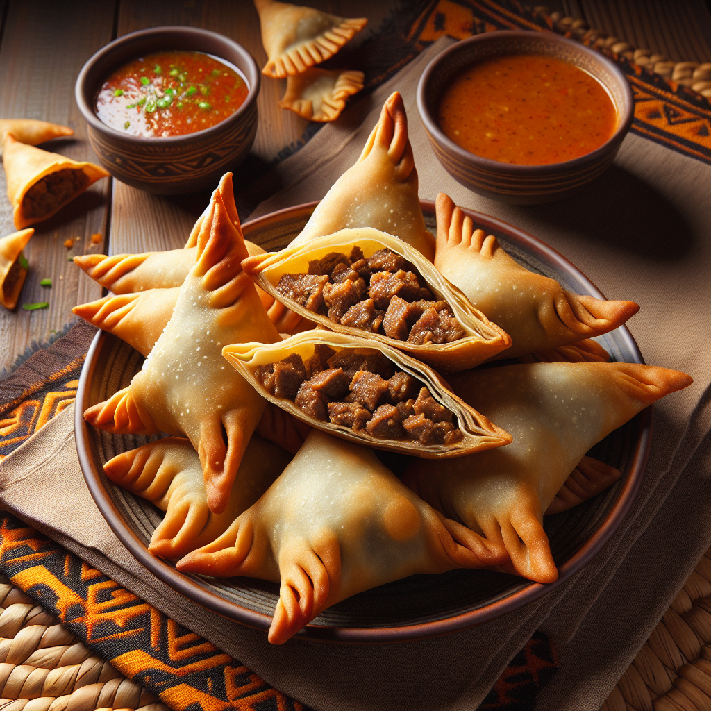 Nationalgericht Vereinigte Arabische Emirate: #Meat Sambusas# (Rezept)
