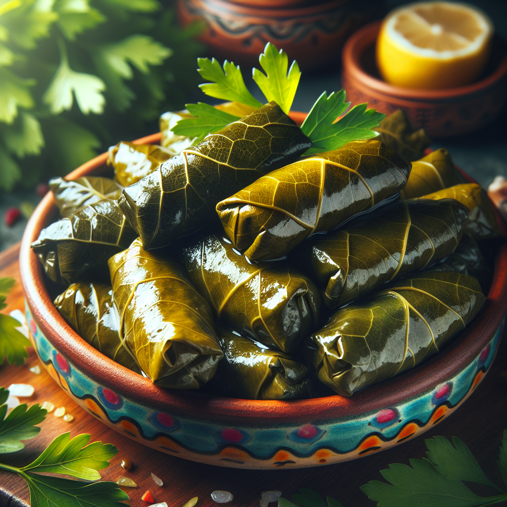 Nationalgericht Vereinigte Arabische Emirate: Stuffed Vine Leaves (Rezept)