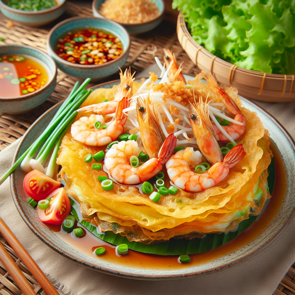 Nationalgericht Vietnam: #Banh Xeo Tom Hanh# (Rezept)
