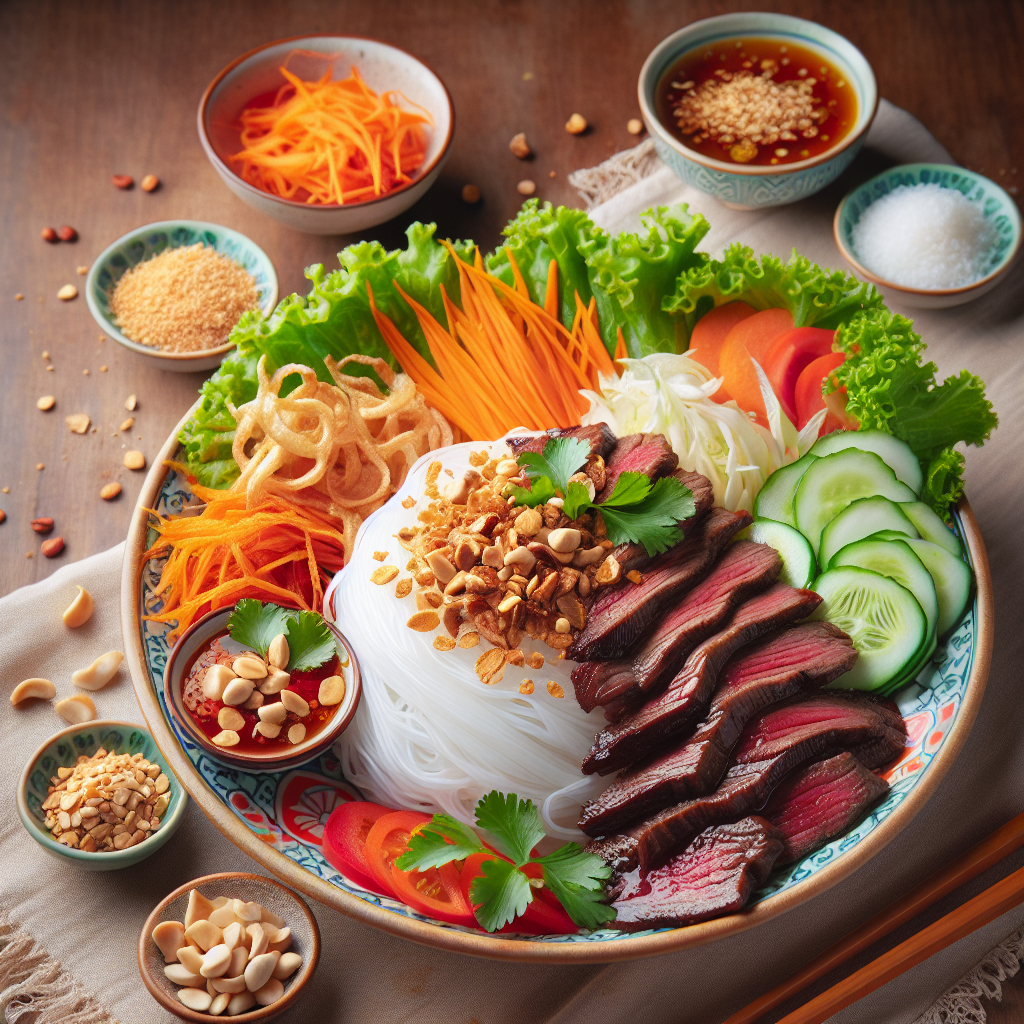 Nationalgericht Vietnam: #Bun Bo Nam Bo# (Rezept)