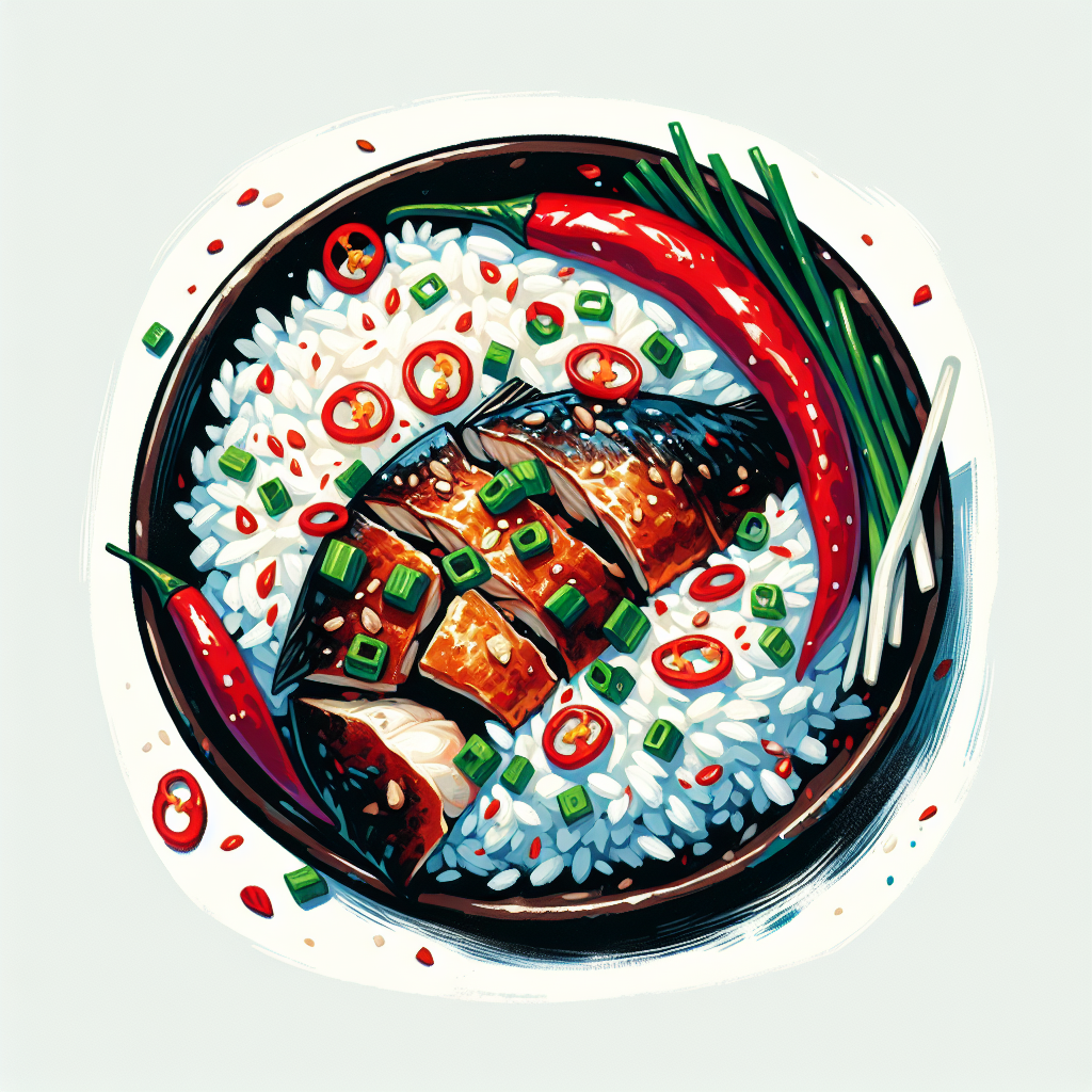 Nationalgericht Vietnam: #Com Chien Ca Man# (Rezept)