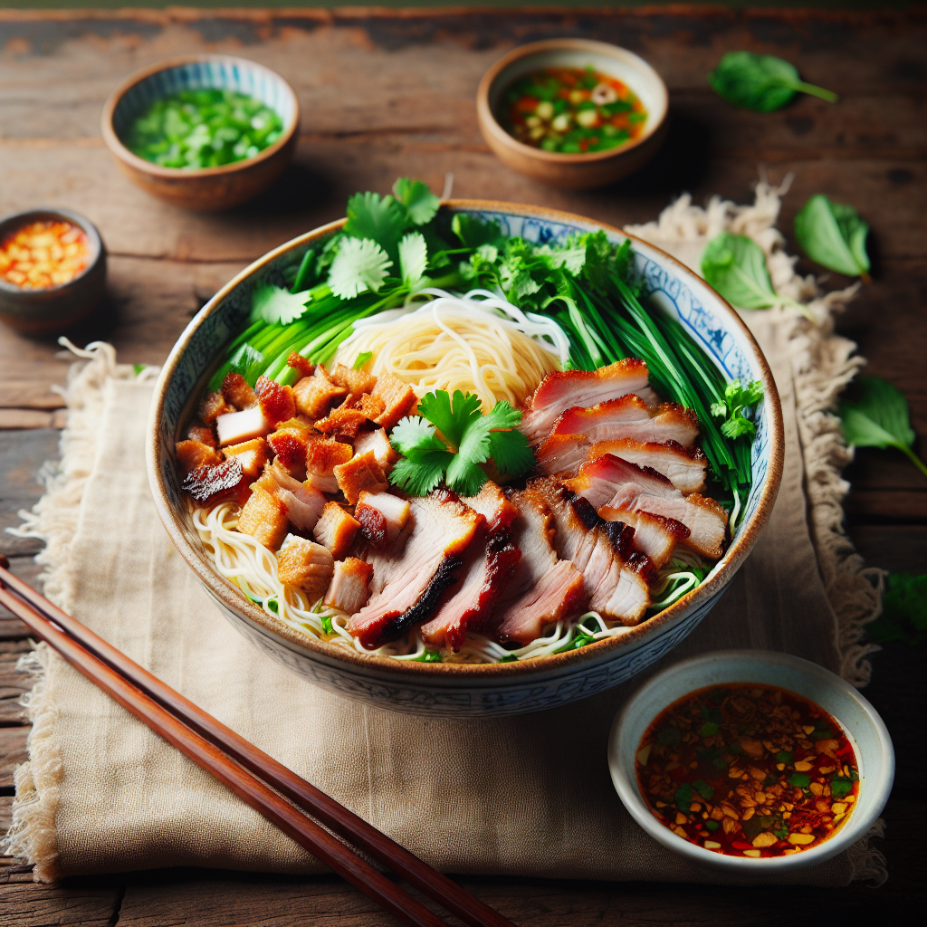 Nationalgericht Vietnam: #Mi Thit Quay# (Rezept)
