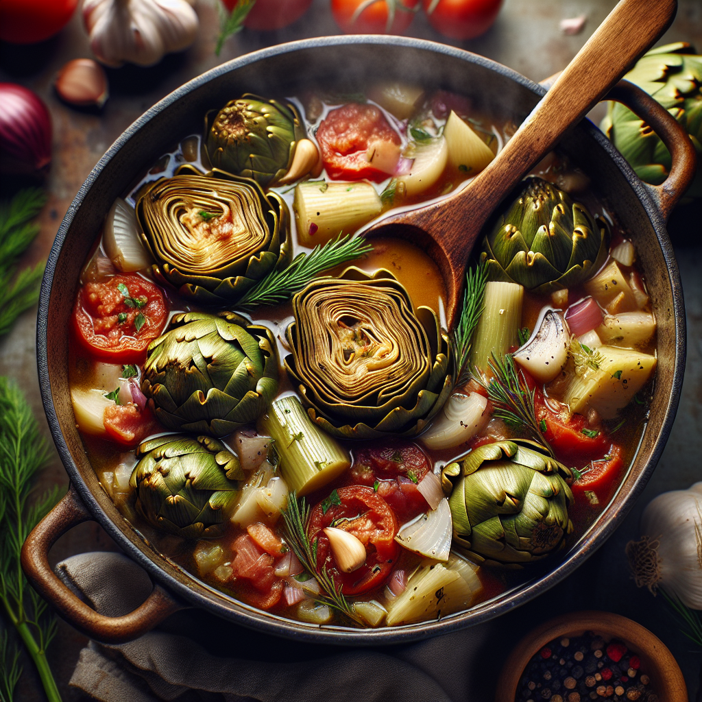 Nationalgericht Zypern: #Artichoke Stew# (Rezept)
