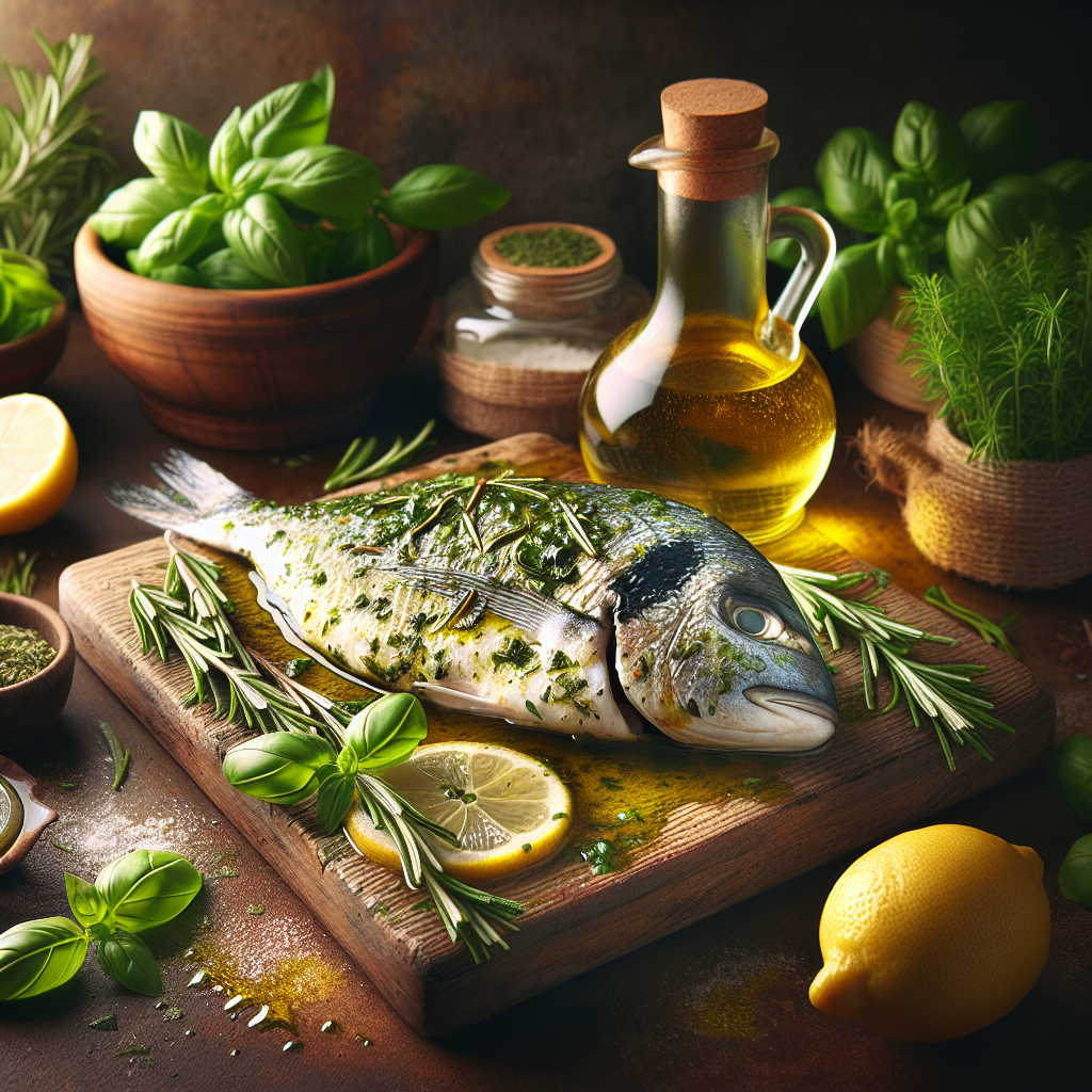 Nationalgericht Zypern: #Herb-Marinated Fish# (Rezept)