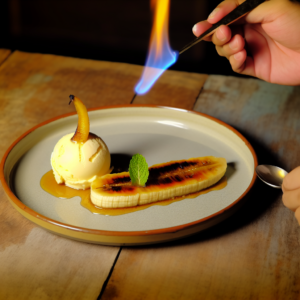 Nationalgericht Burkina Faso: Banane Flambée (Rezept)
