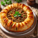 Nationalgericht Albanien: #Byrek me Mish# (Rezept)