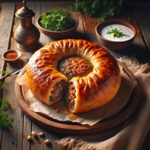 Nationalgericht Albanien: #Lakror me Mish# (Rezept)