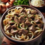 Nationalgericht Albanien: #Mish Viçi me Qepë# (Rezept)