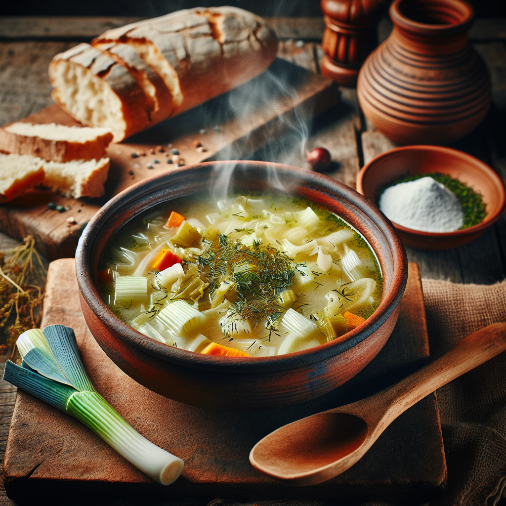 Nationalgericht Albanien: Supë me Presh (Rezept)