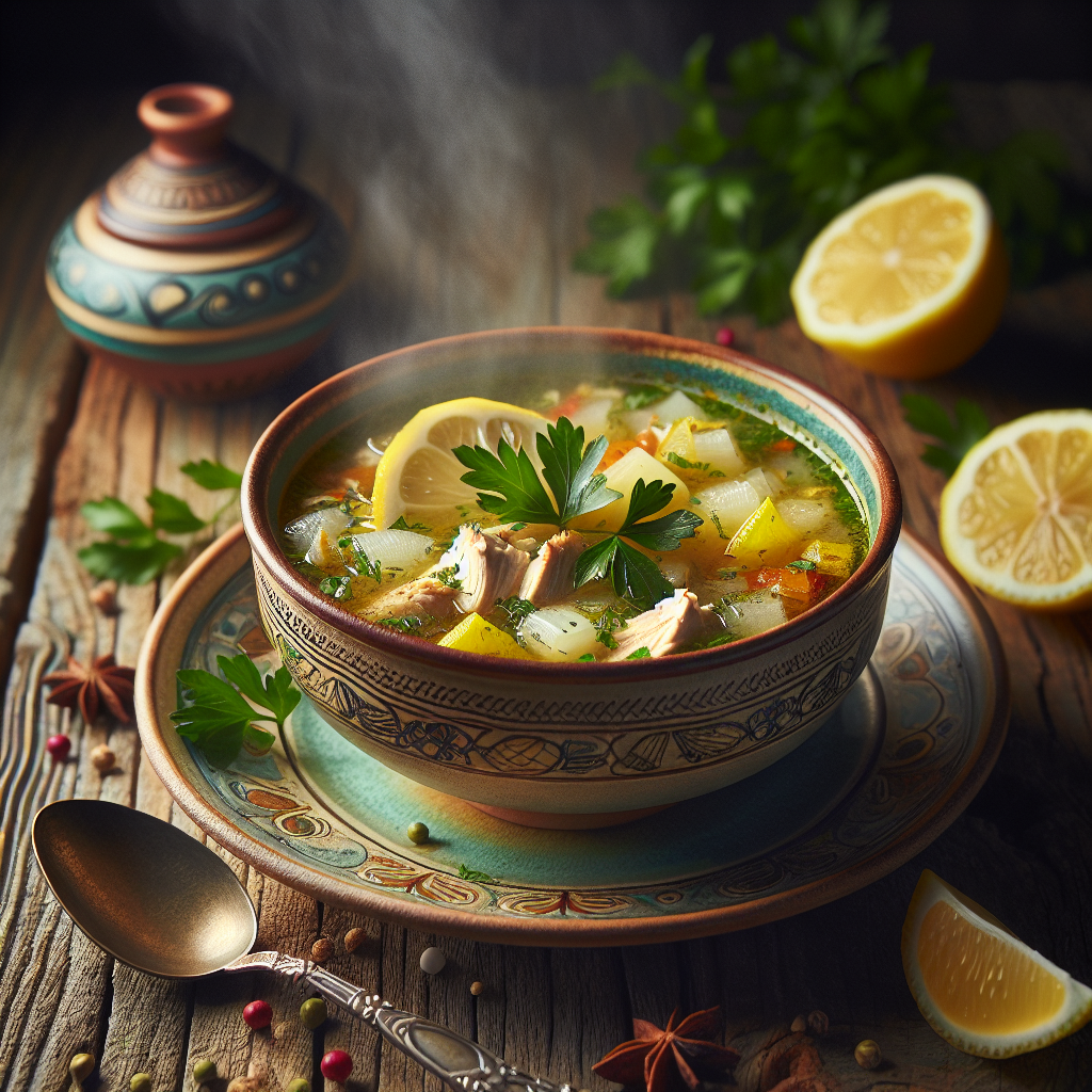 Nationalgericht Albanien: Supë Pule me Limon (Rezept)