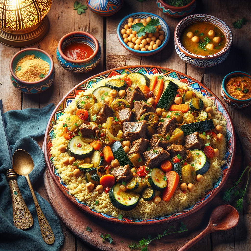 Nationalgericht Algerien: Helhal couscous (Rezept)