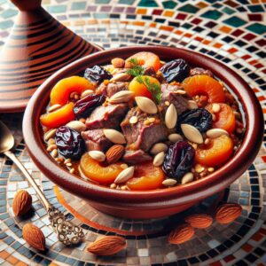 Nationalgericht Algerien: #Tajine Lham Hlou# (Rezept)