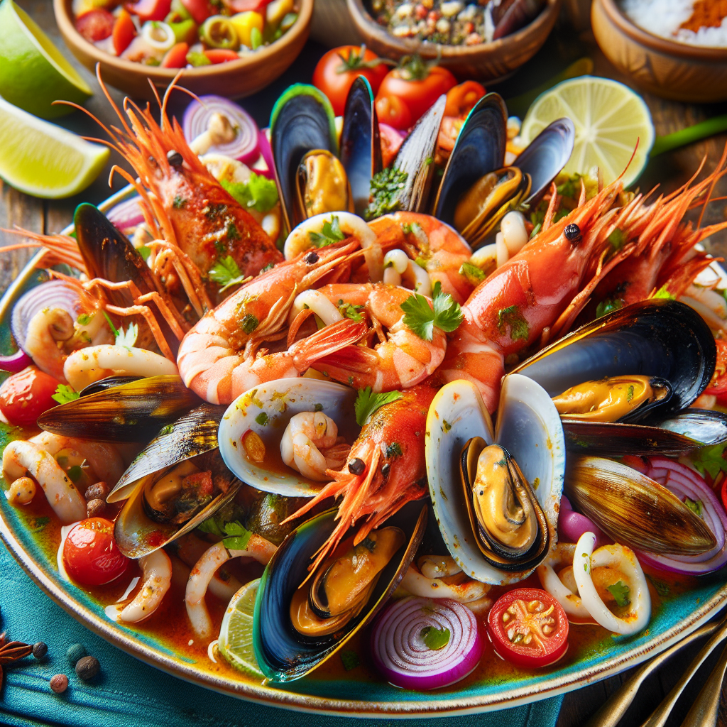 Nationalgericht Angola: #Matata de Mariscos# (Rezept)