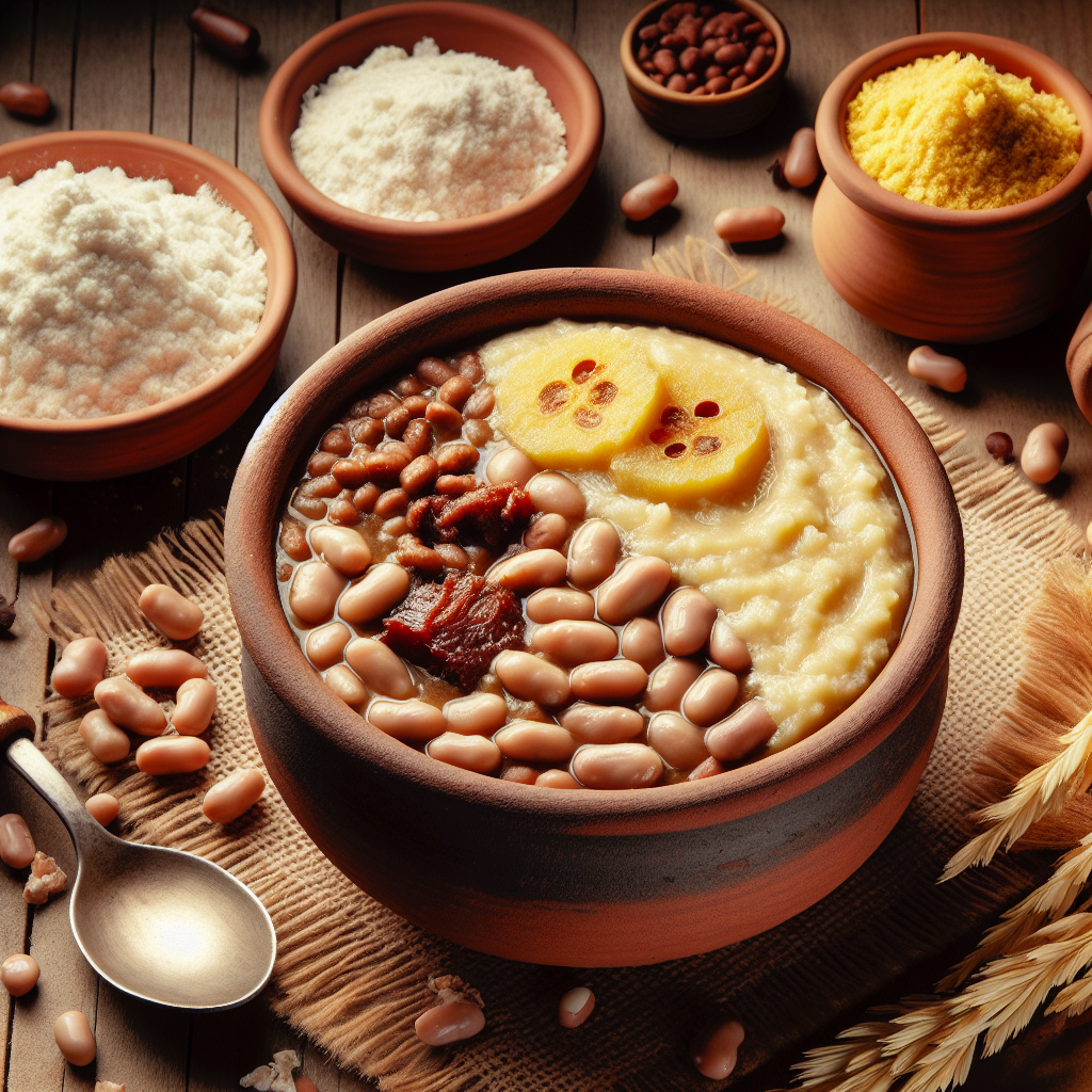 Nationalgericht Angola: #Pirão de Feijão# (Rezept)