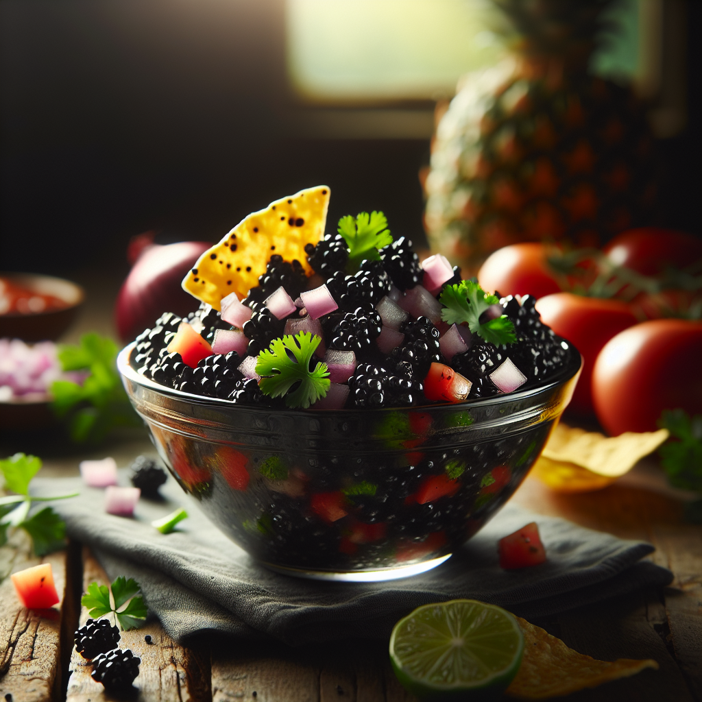 Nationalgericht Antigua und Barbuda: #Black Pineapple Salsa# (Rezept)