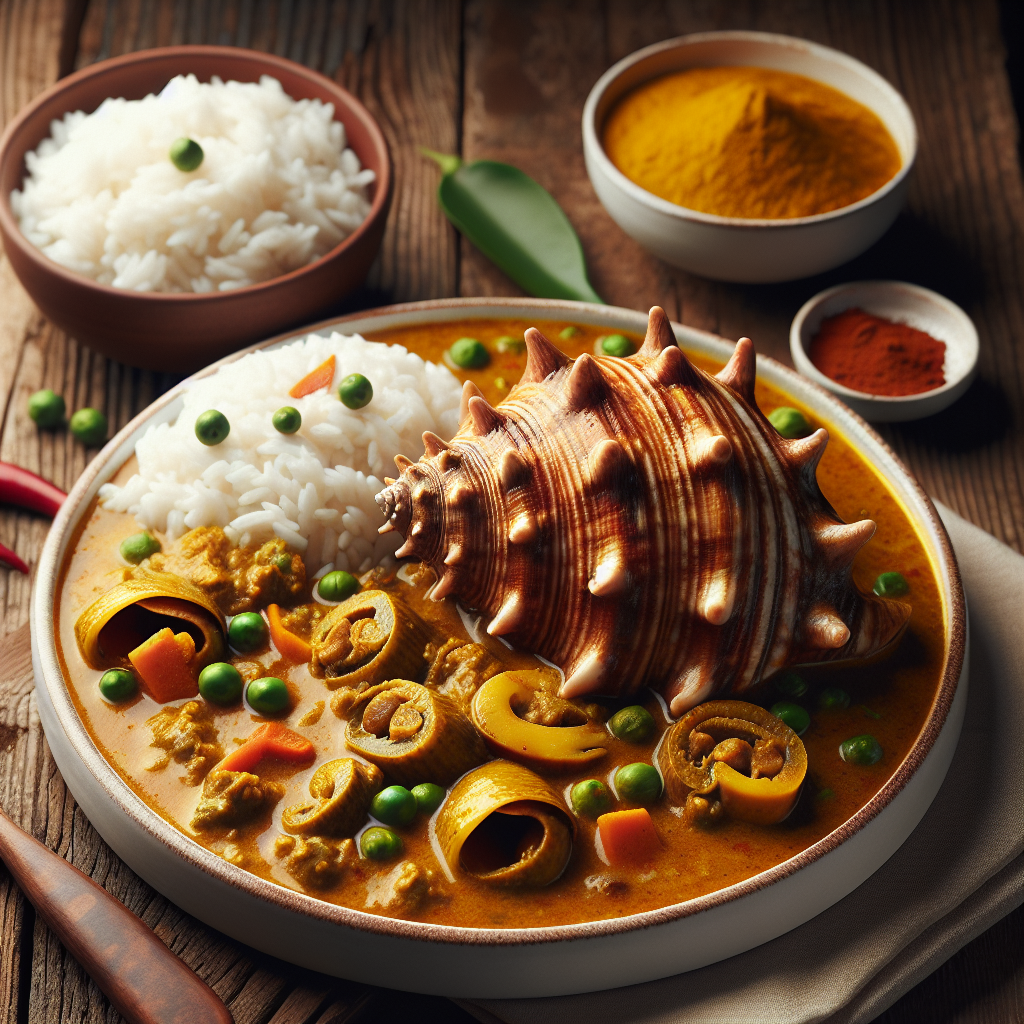 Nationalgericht Antigua und Barbuda: #Curry Conch# (Rezept)