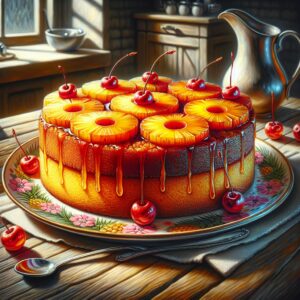 Nationalgericht Antigua und Barbuda: #Pineapple Upside-Down Cake# (Rezept)