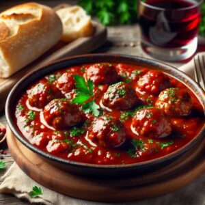 Nationalgericht Argentinien: #Albóndigas en salsa# (Rezept)