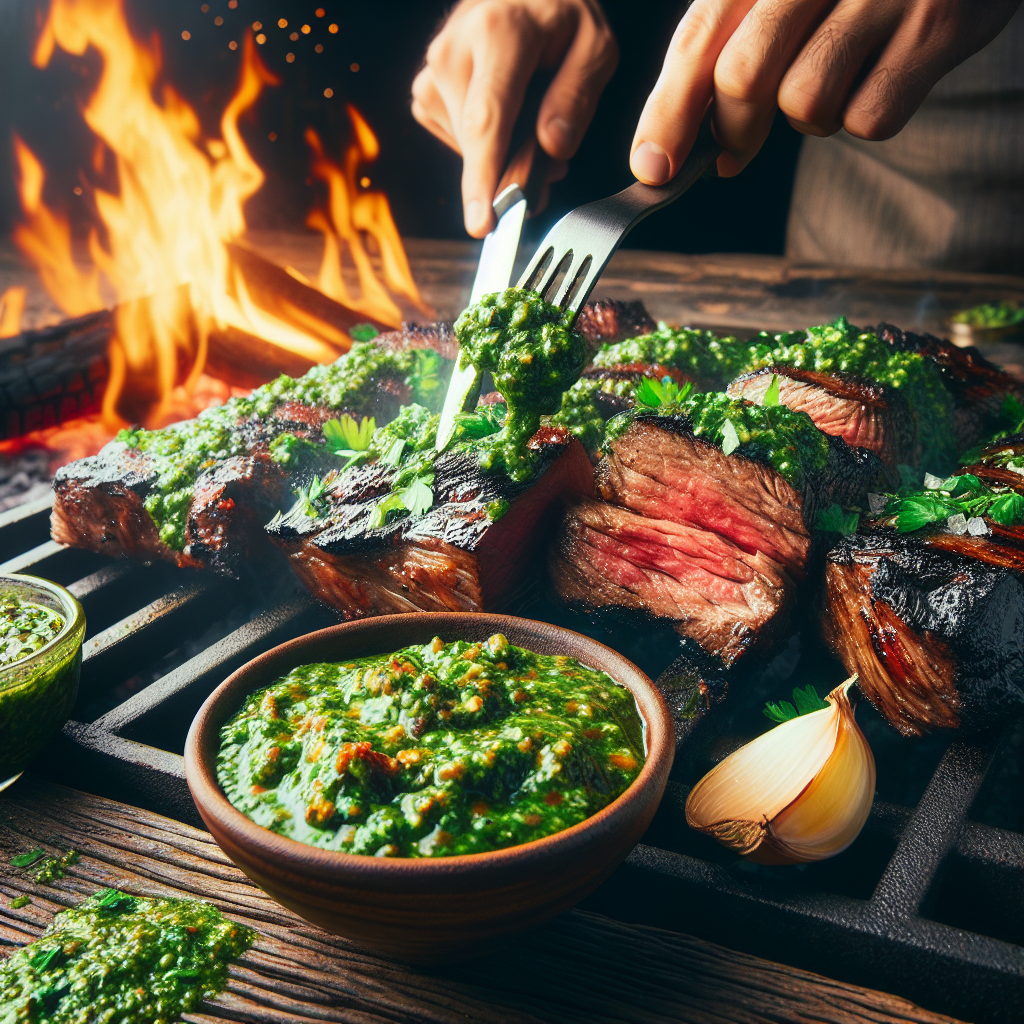 Nationalgericht Argentinien: #Churrasco con chimichurri# (Rezept)