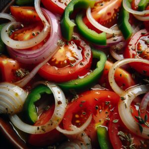 Nationalgericht Argentinien: #Ensalada criolla# (Rezept)