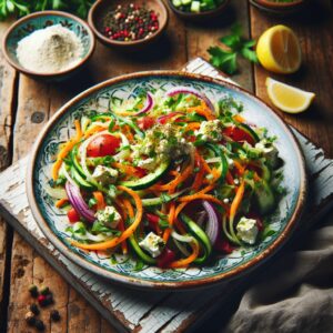 Nationalgericht Aserbaidschan: #Motal Pendirli Salat# (Rezept)