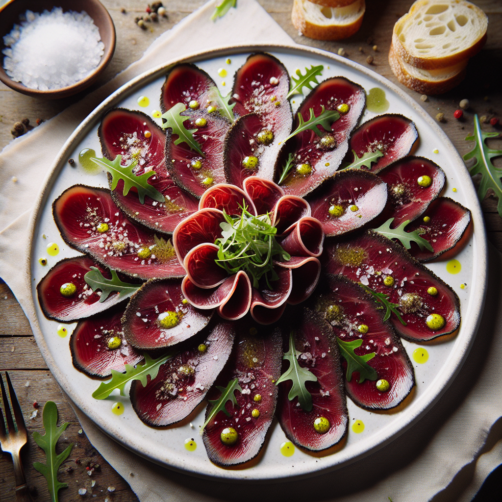 Nationalgericht Australien: Emu Carpaccio (Rezept)