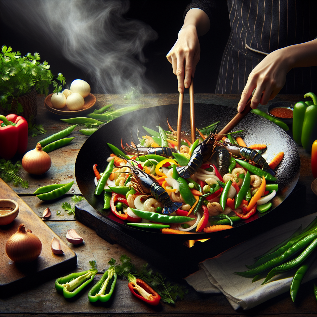 Nationalgericht Australien: Yabbie Stir-Fry (Rezept)