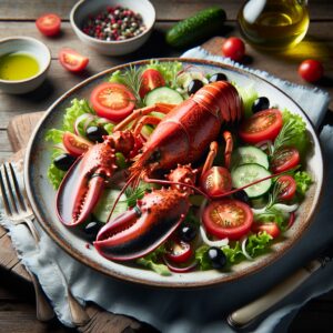 Nationalgericht Bahamas: #Rock Lobster Salad# (Rezept)