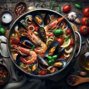 Nationalgericht Bahamas: #Seafood Stew# (Rezept)
