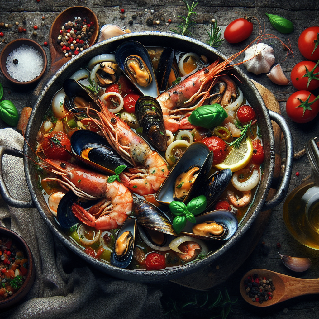Nationalgericht Bahamas: Seafood Stew (Rezept)