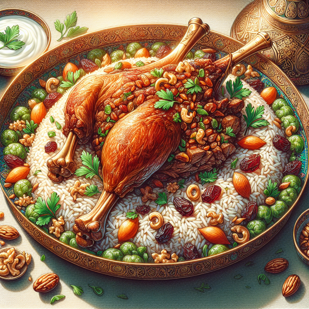 Nationalgericht Bahrain: Bahraini Lamb Ouzi (Rezept)