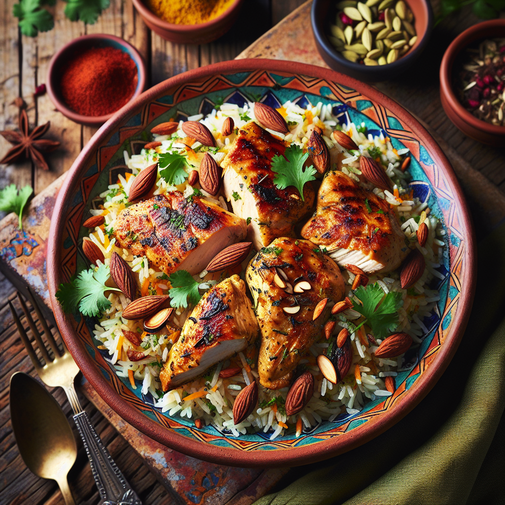 Nationalgericht Bahrain: #Chicken Majboos# (Rezept)